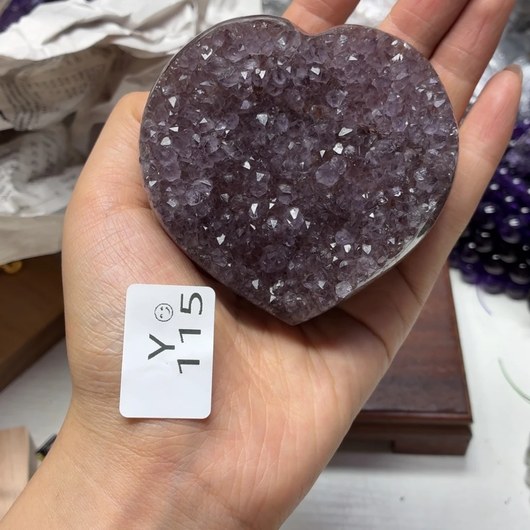 未镶嵌摆件水晶紫水晶