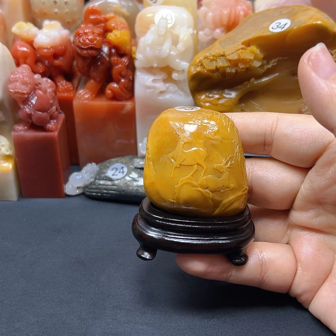 寿山石M****a印章雕刻工艺