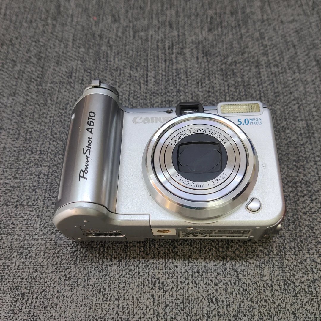 95新 Canon/佳能 A610 相机 网红爆款翻转屏 电池自备 人像复古