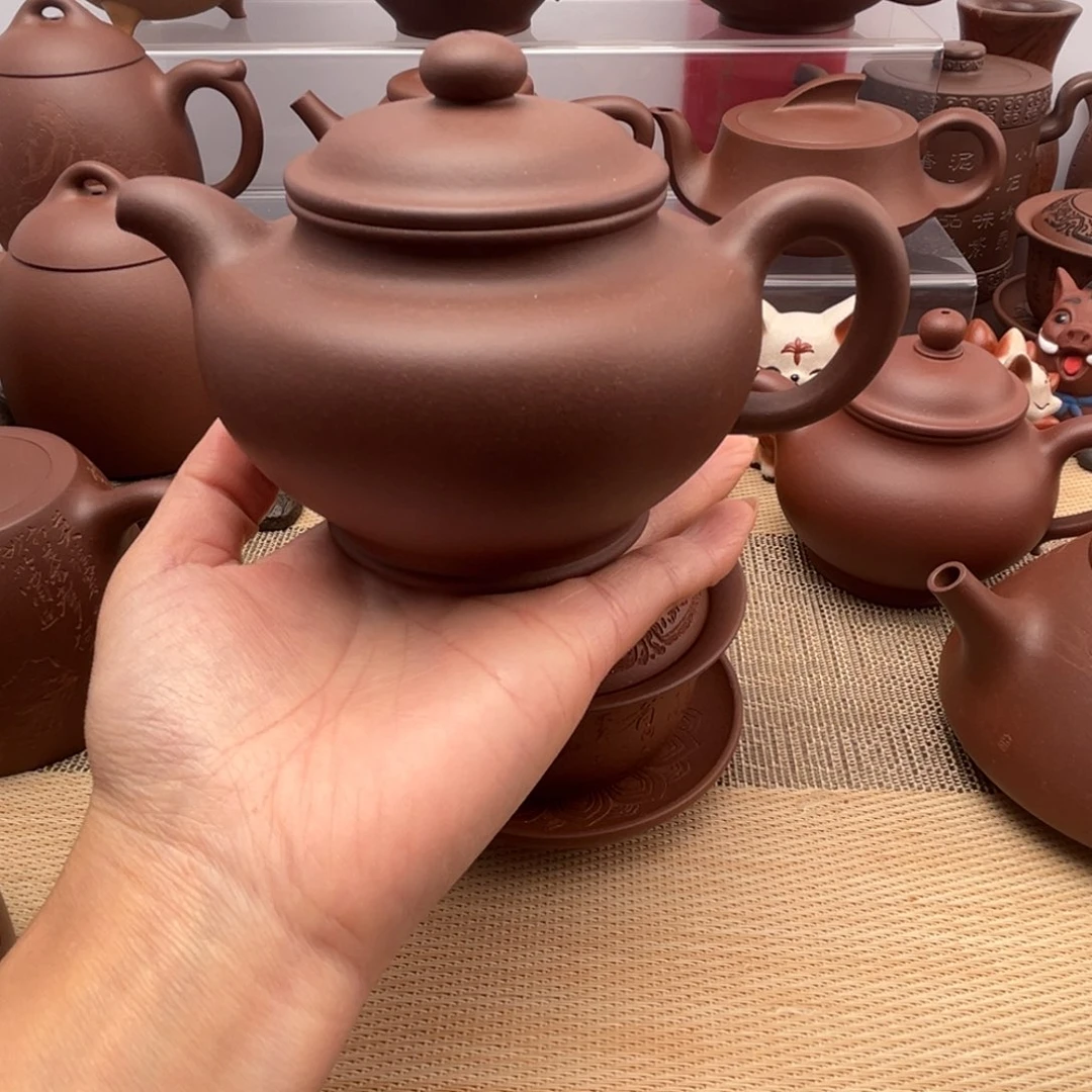 紫砂茶壶底槽清掇只壶