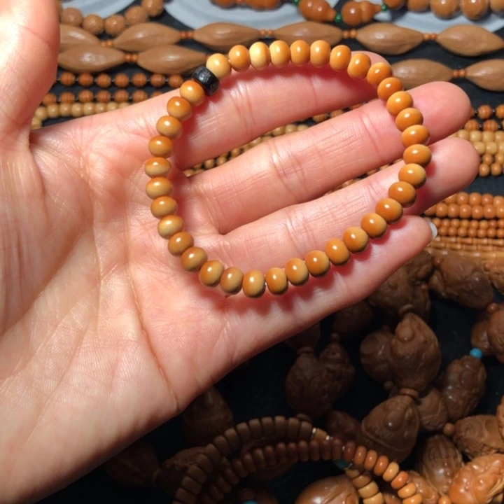 橄榄核手串/手链刘*二6.5苹果园单圈