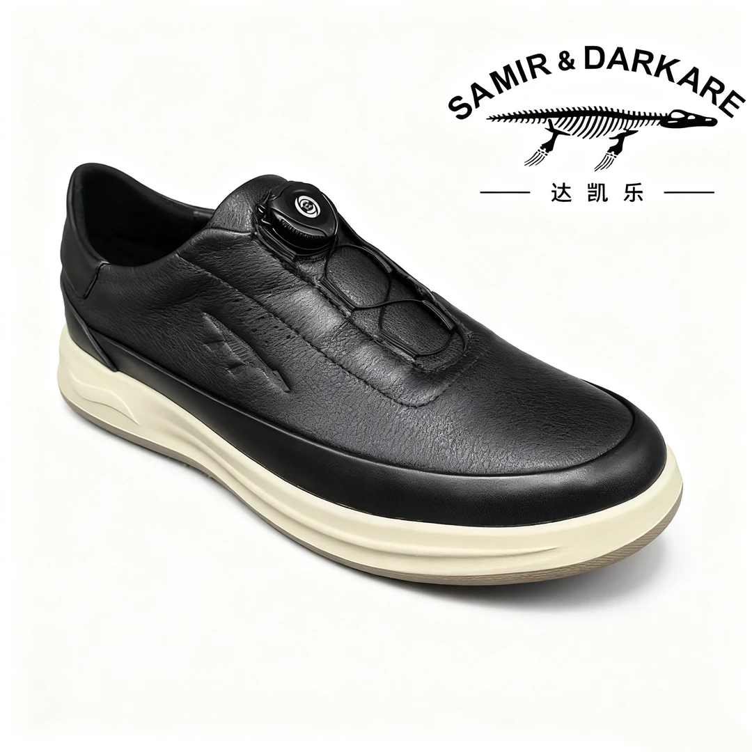 SAMIR&DARKARE/达凯乐C36男士休闲皮鞋2025百搭软底真皮透气男鞋