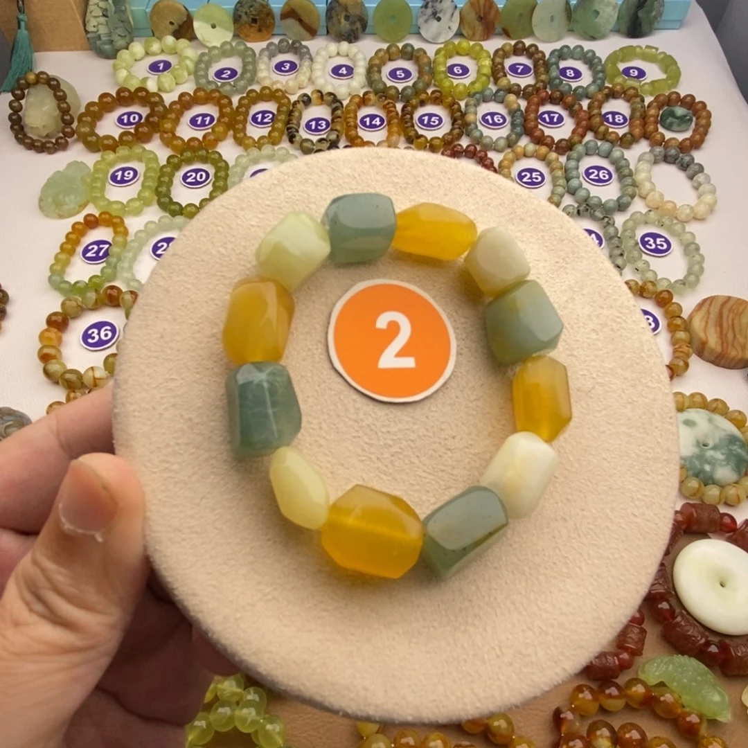 蛇纹石玉未镶嵌手串