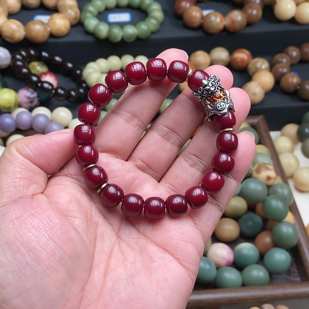 吊坠菩提根/象牙果11mm供色貔貅款