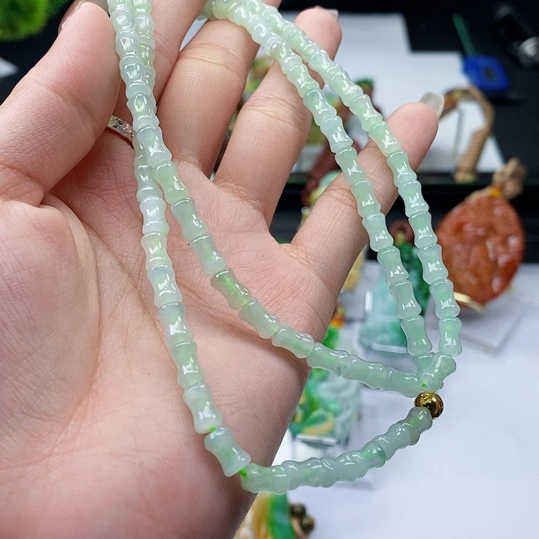 颈饰未镶嵌翡翠翡翠A货