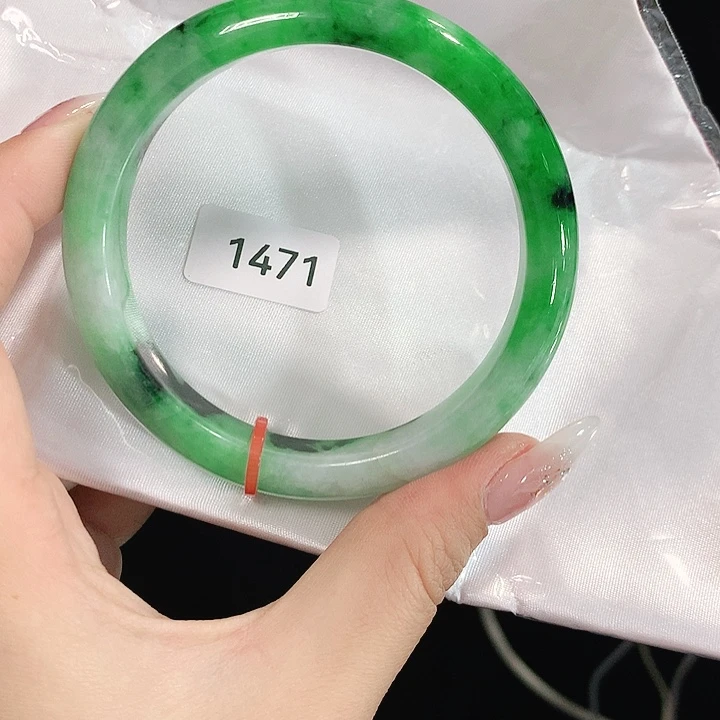 翡翠手镯未镶嵌天然翡翠手镯60