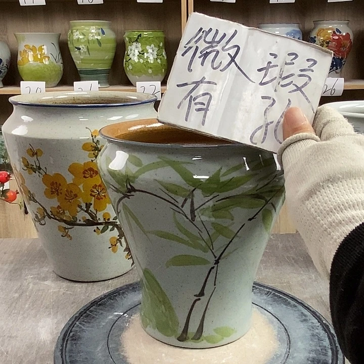 缸12xc景德镇陶瓷花盆