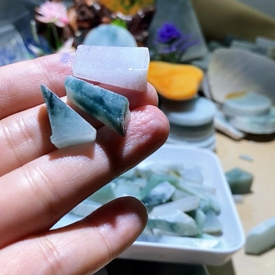 翡翠散珠边角料285