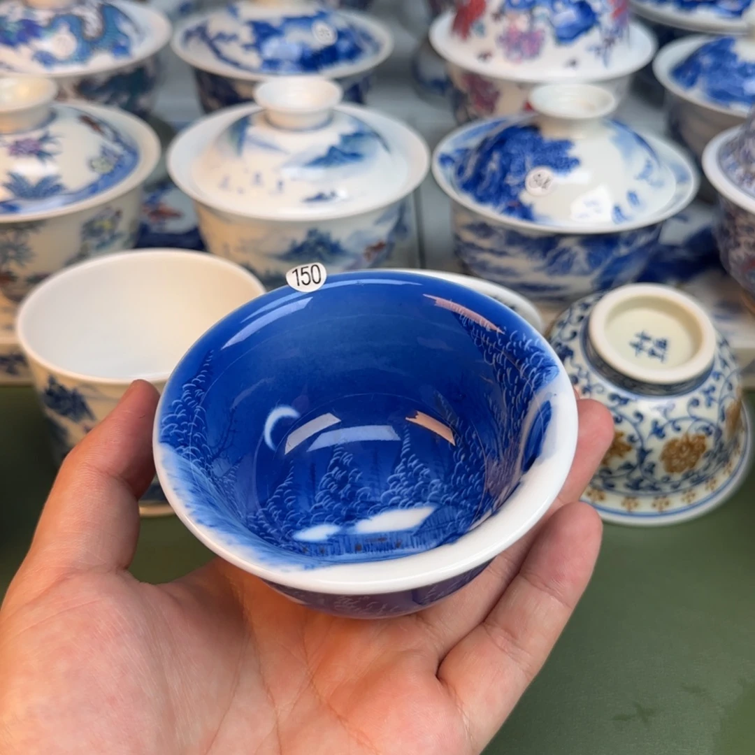 彦祖纯手工手绘茶具150