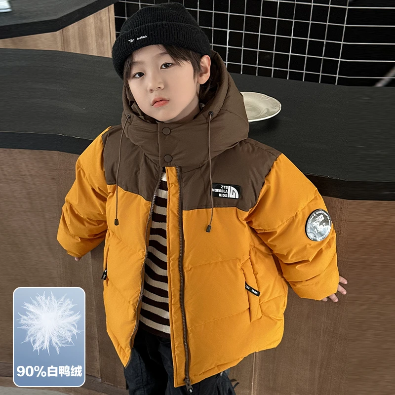 冬季儿童羽绒服男女童羽绒服保暖外套中大童冬季童装保暖外套