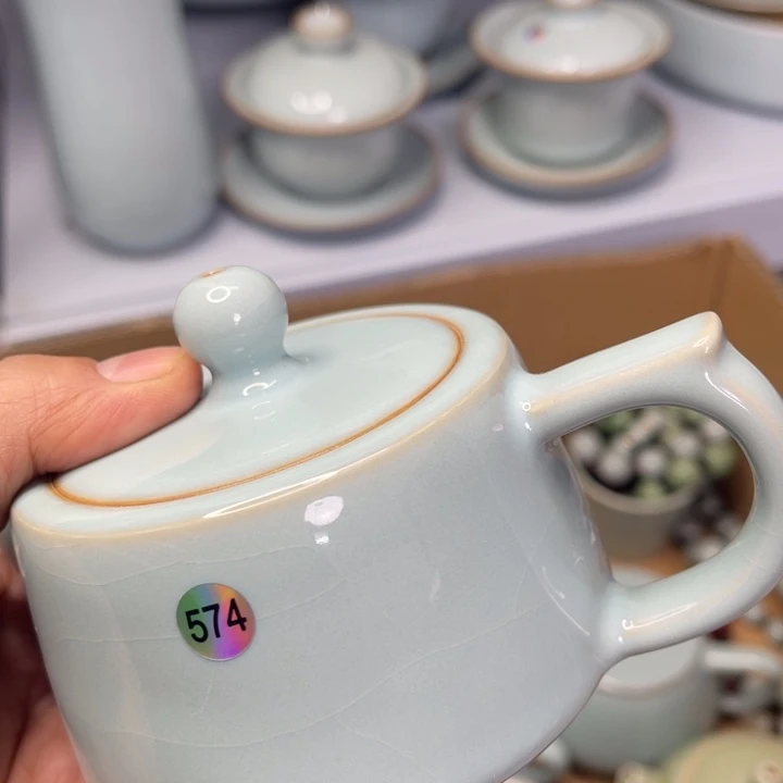 小***1汝州原矿原釉微瑕一壶一主杯二客杯