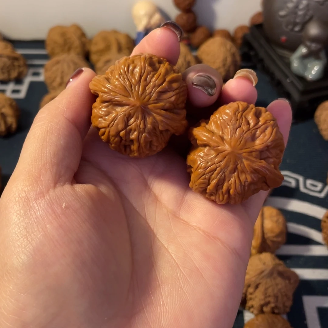 文玩核桃吊坠芭蕉扇40