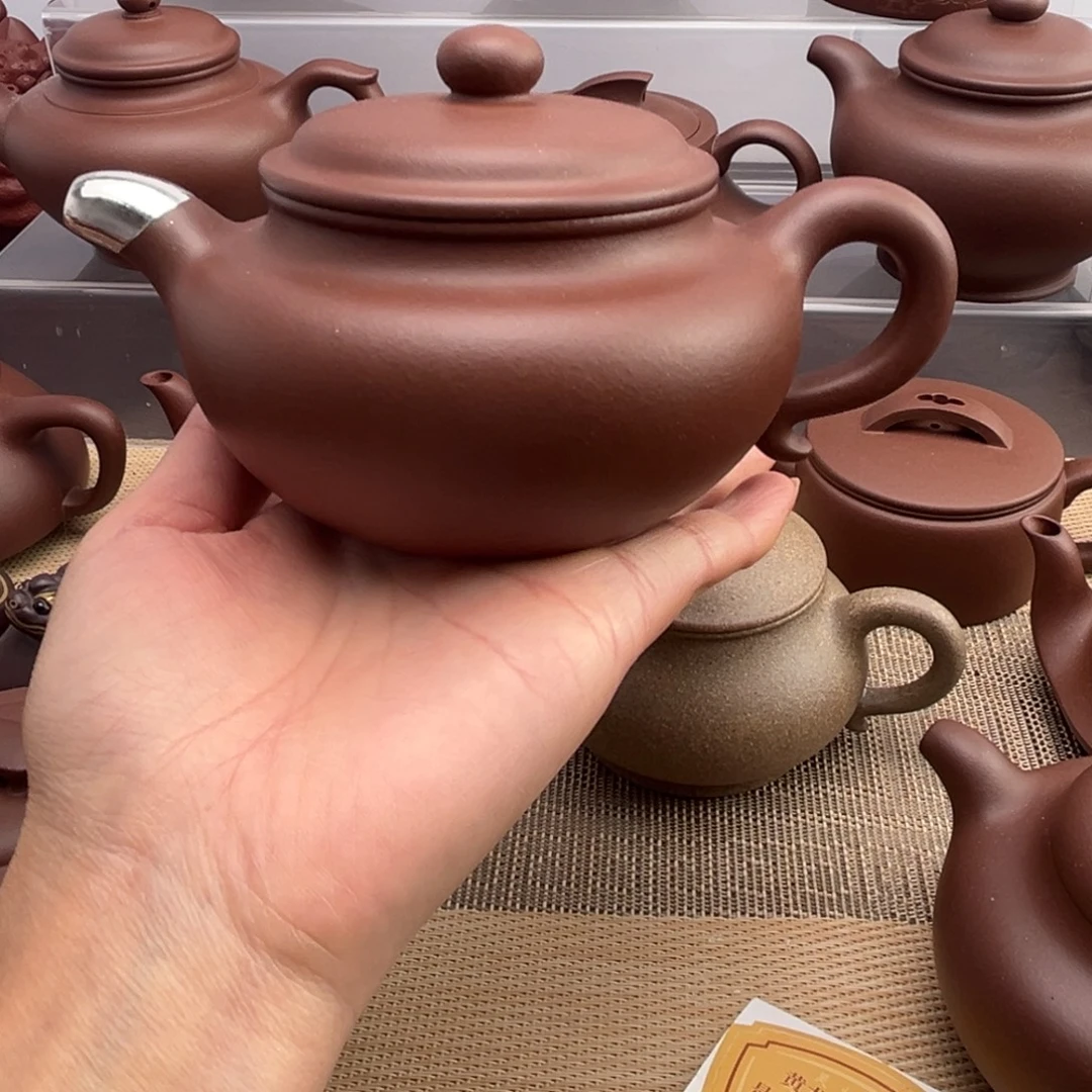 山***海紫砂茶壶紫砂茶壶底槽清