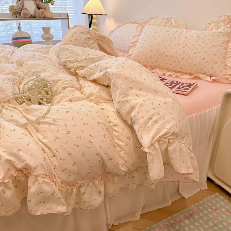 【听清主播介绍拍】四件套床上用品孤品捡漏床单少女心蕾丝被套床品