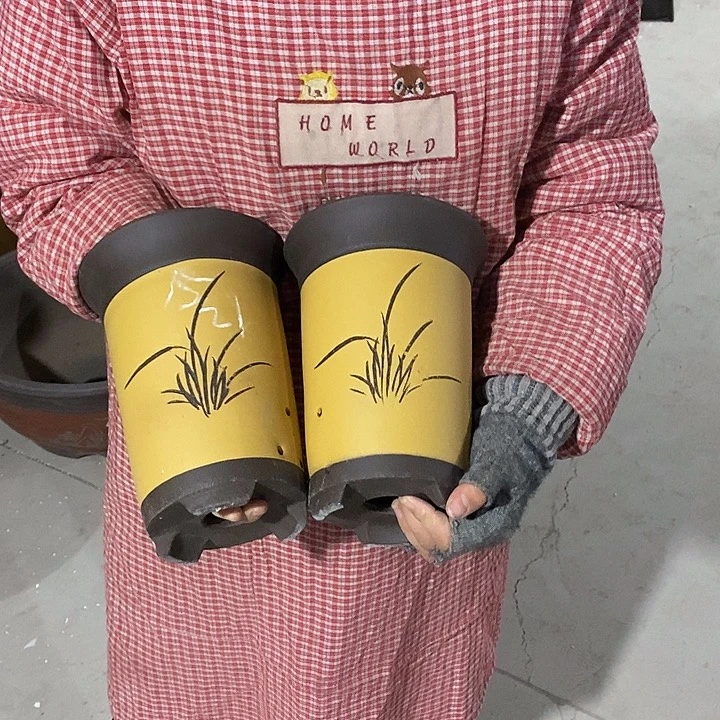 紫砂花盆紫砂花盆