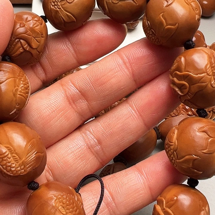 手串/手链橄榄核莲花鱼