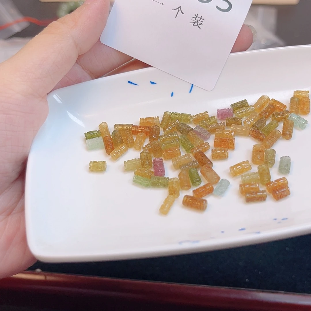 水晶珠宝半成品未镶嵌195 。