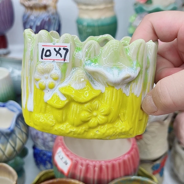 多肉植物陶瓷花盆9.99包邮