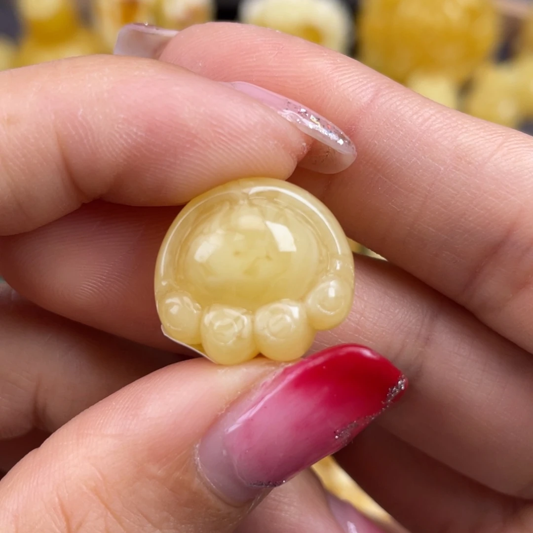 琥珀裸石未镶嵌蜜蜡