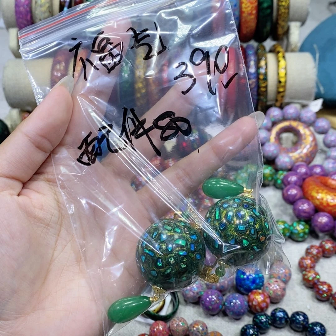 福**佳神匠大漆3.0耳环………………