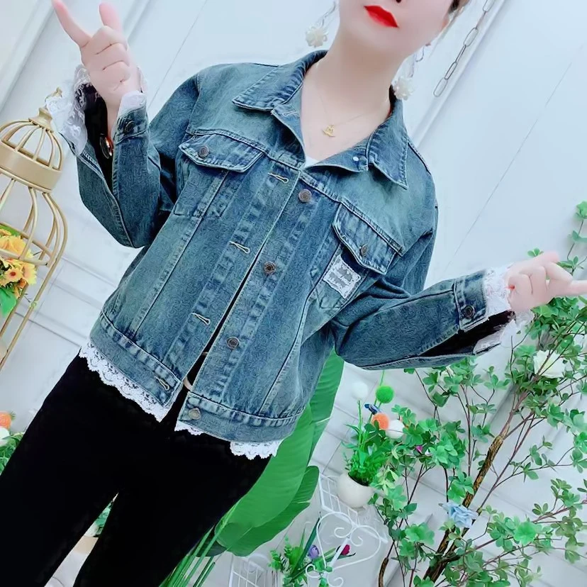 简约百搭牛仔短外套女2025春秋新款设计感小众宽松显瘦夹克上衣潮