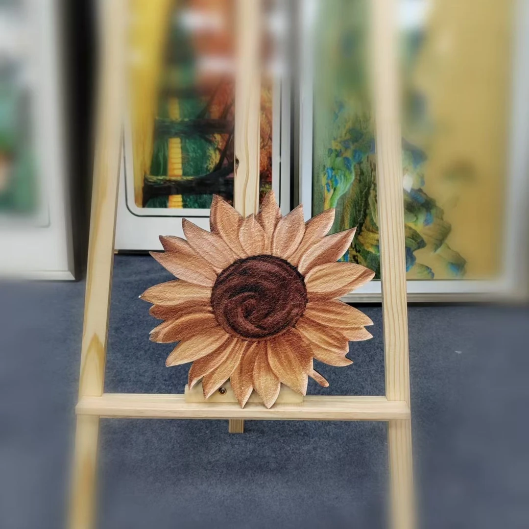 1025 砂岩向日癸餐厅卧室装饰画3030