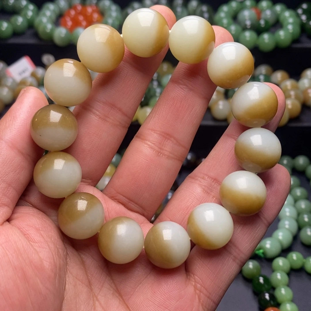 和田玉手串未镶嵌