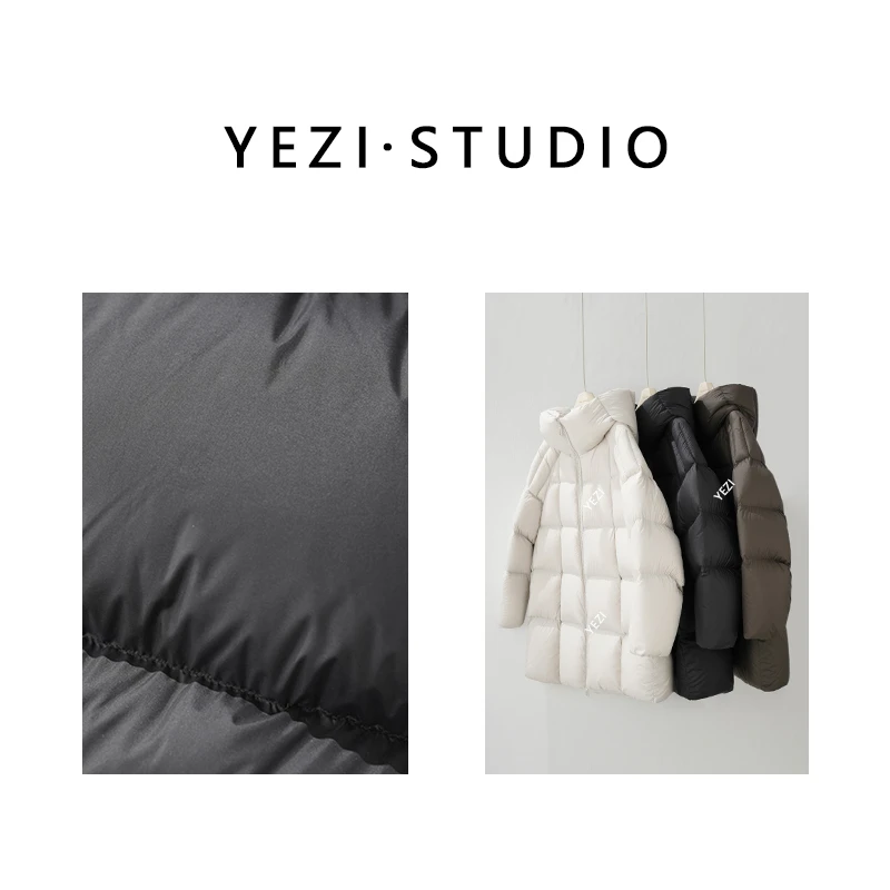 【云朵零压】广检95白鹅绒284克大充绒泡芙连帽面包鹅绒服25408058