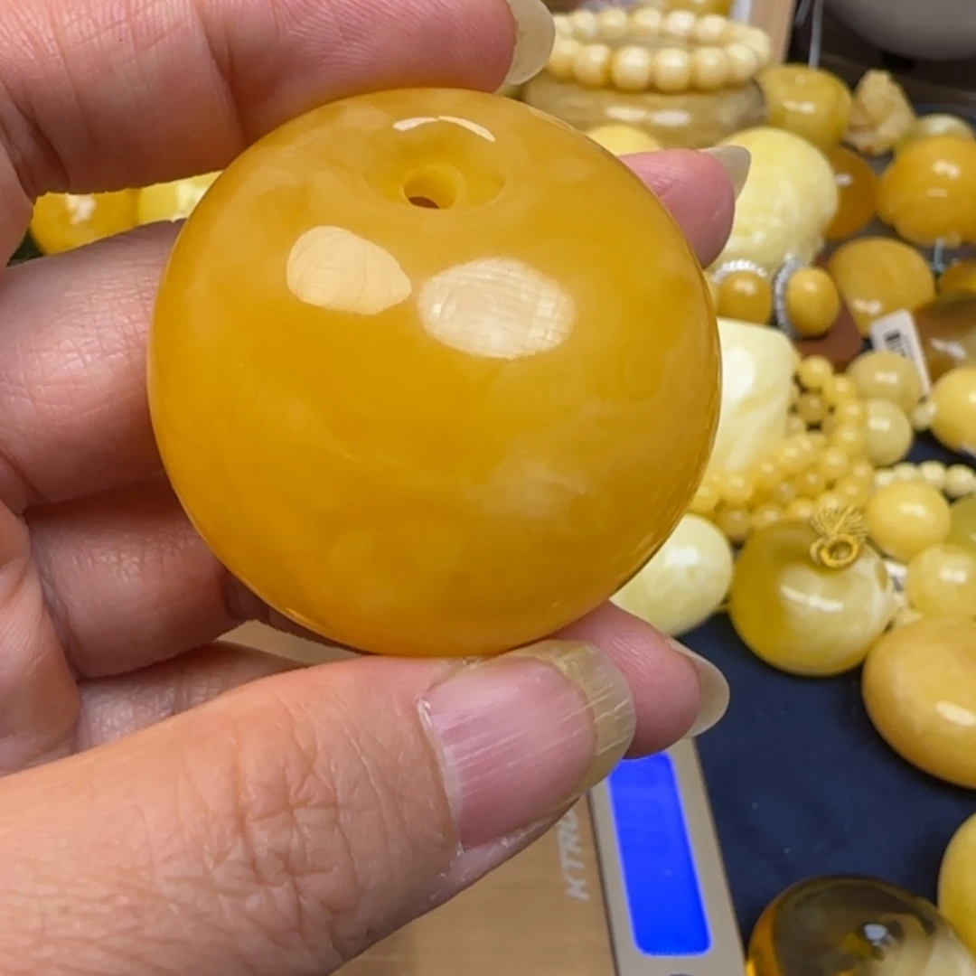 蜜蜡未镶嵌颈饰天然蜜蜡