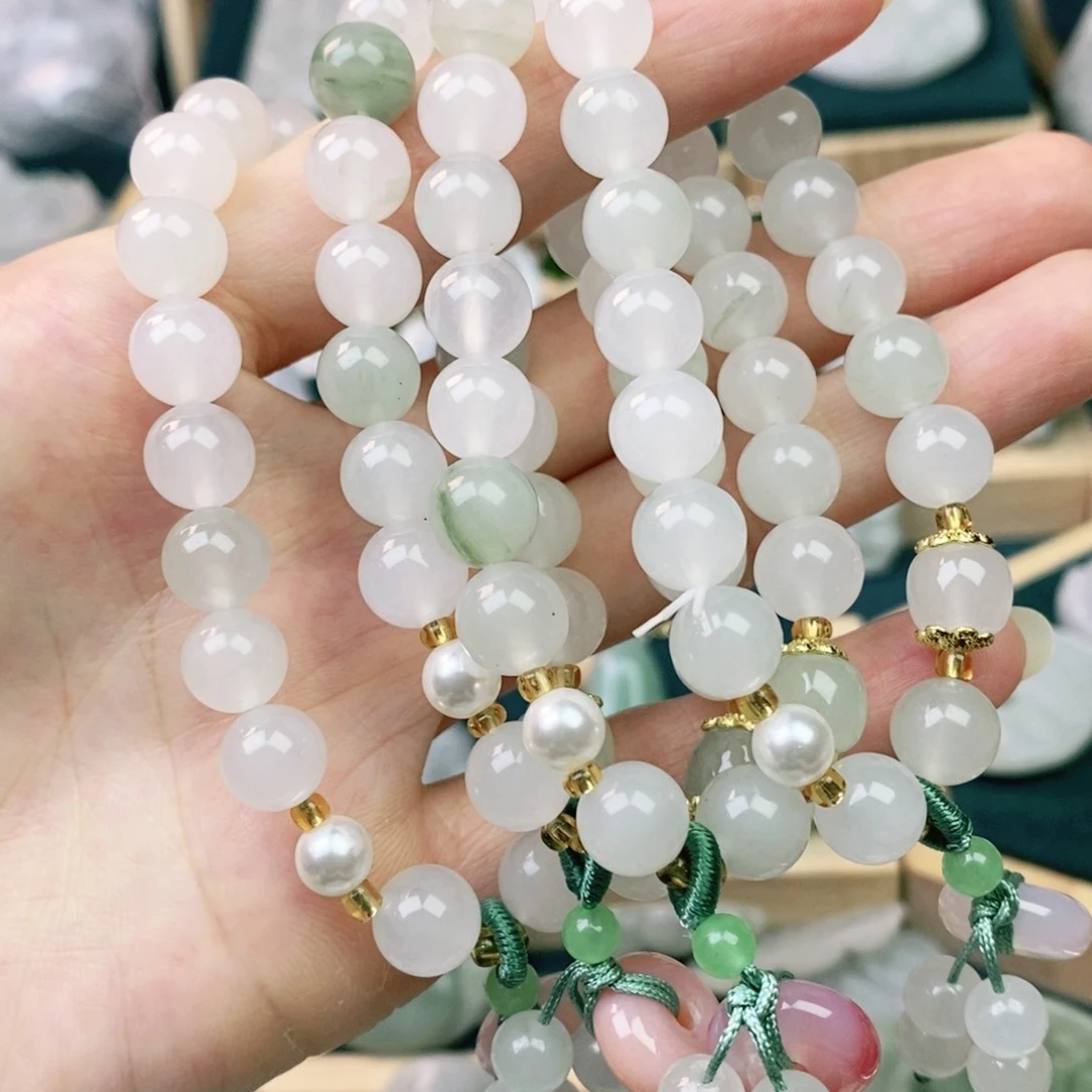 石英质玉合金颈饰手链