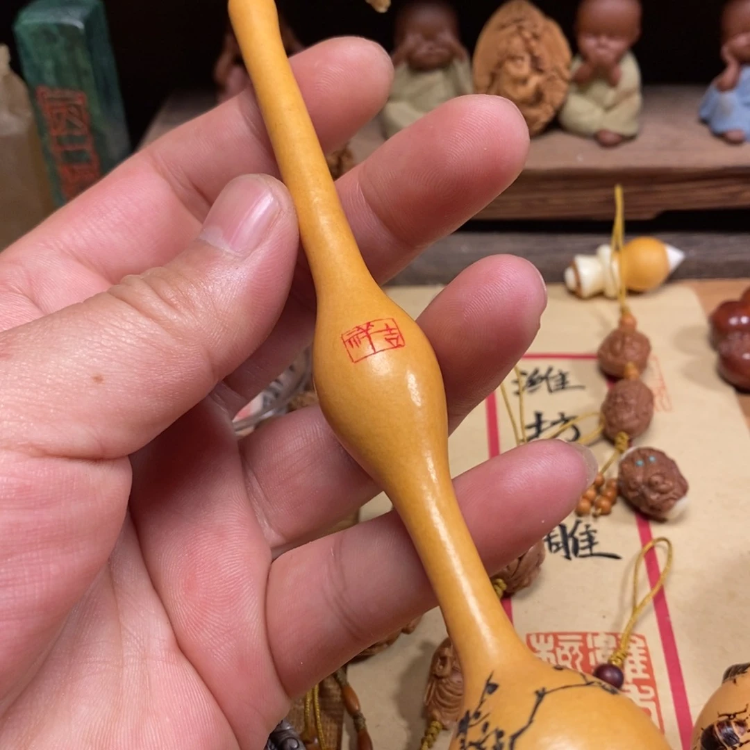 潍坊葫芦雕刻清供图