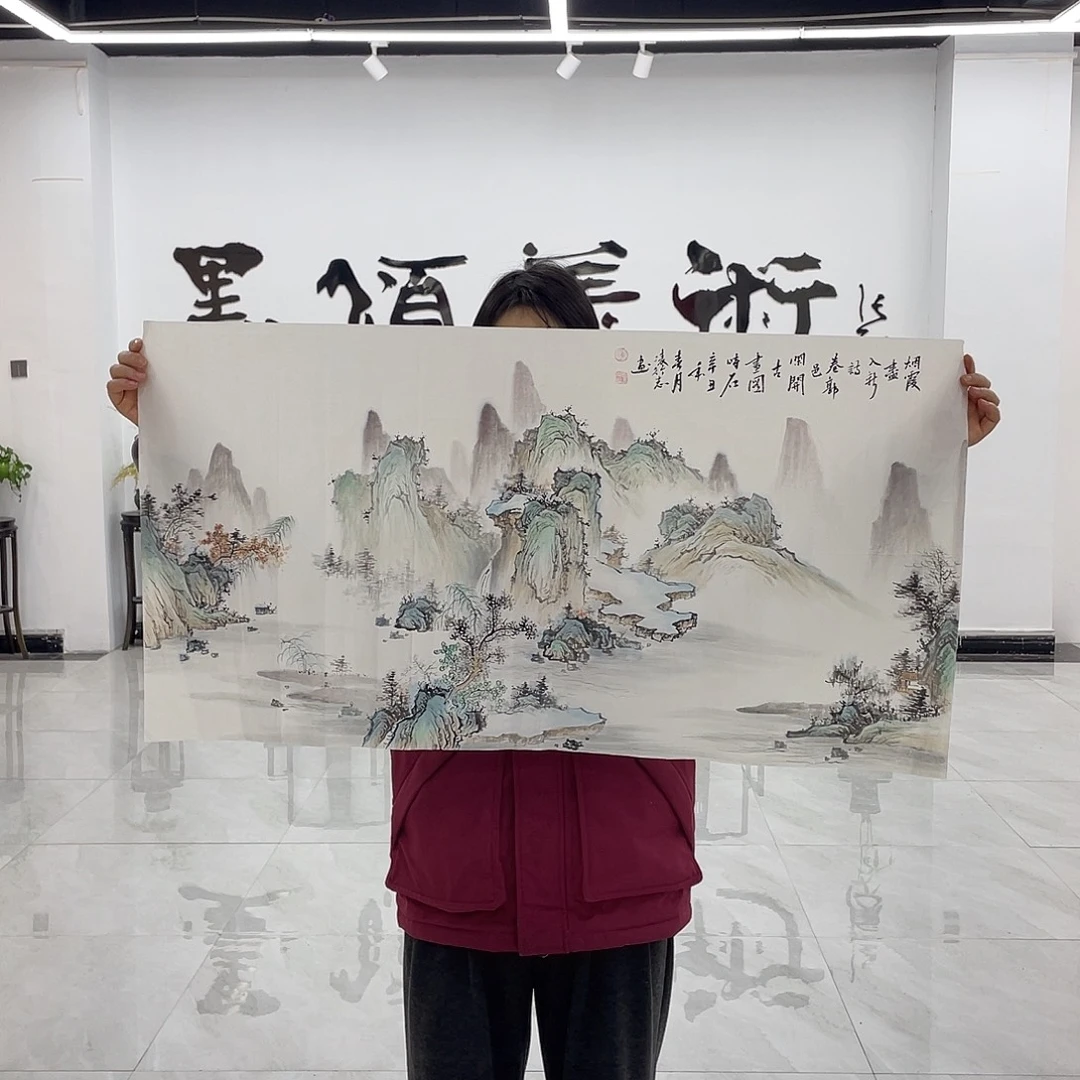 国画凌行志老师手绘国画精品