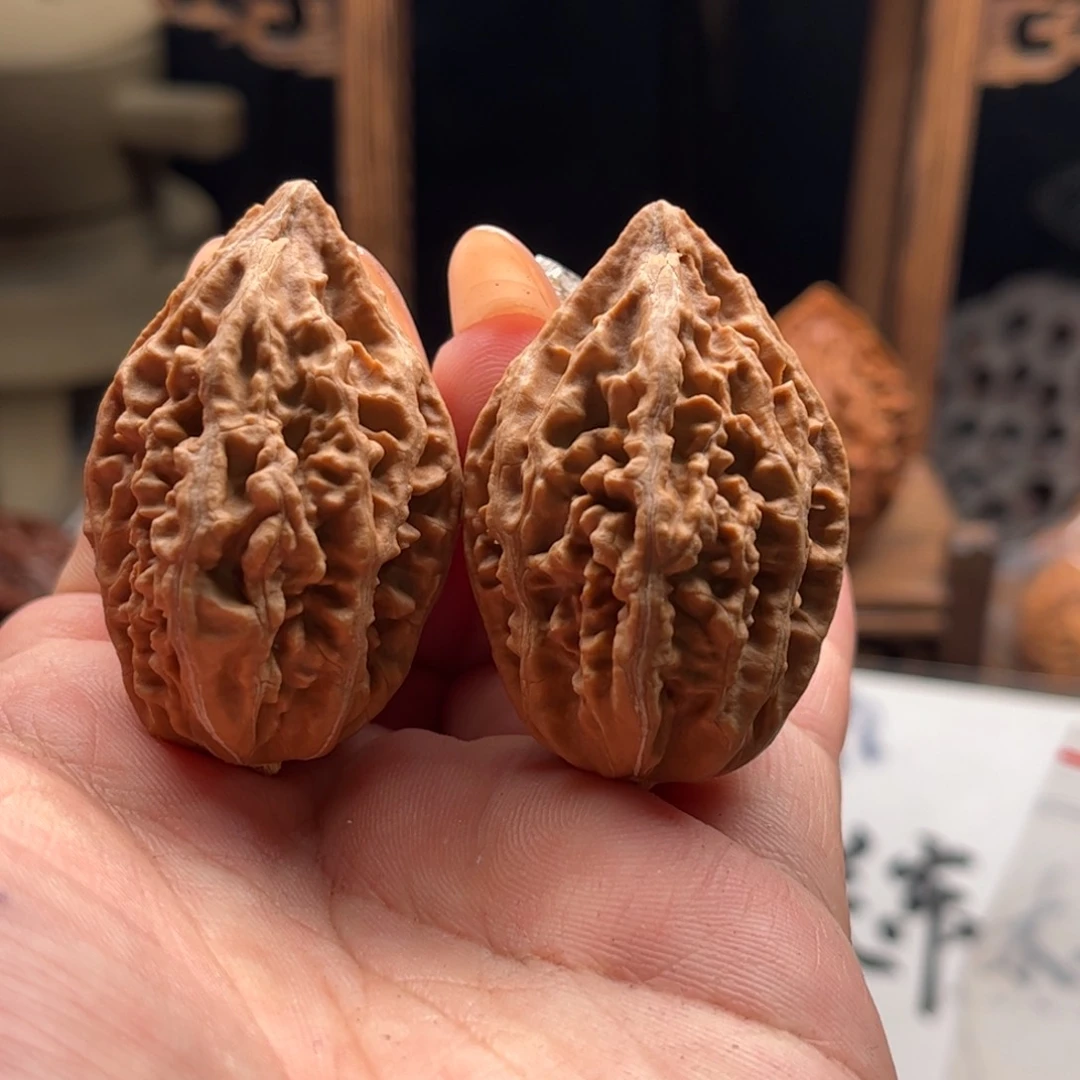 文玩核桃把件关东木子家楸大胖18