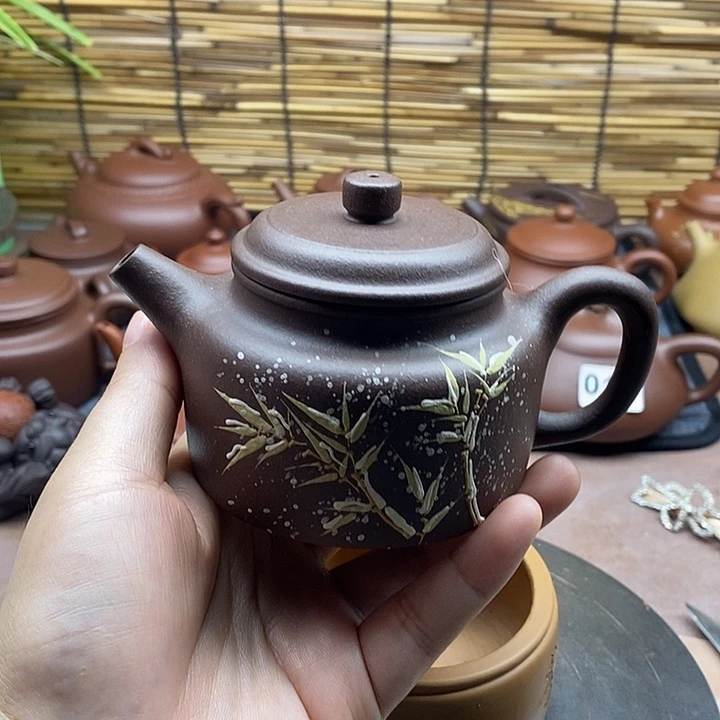 茶壶紫砂原矿紫砂壶泥绘徳紫砂壶