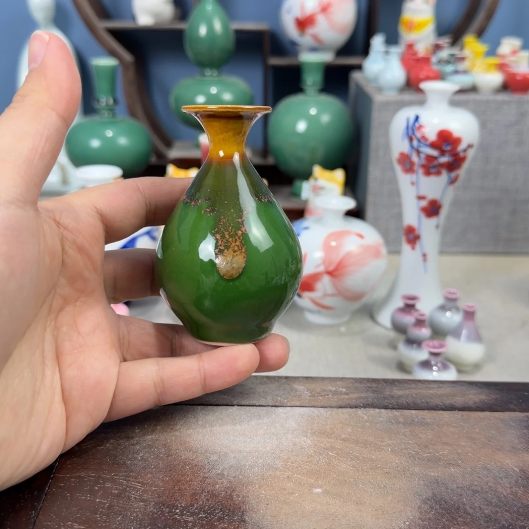 陶瓷手工小花器摆件