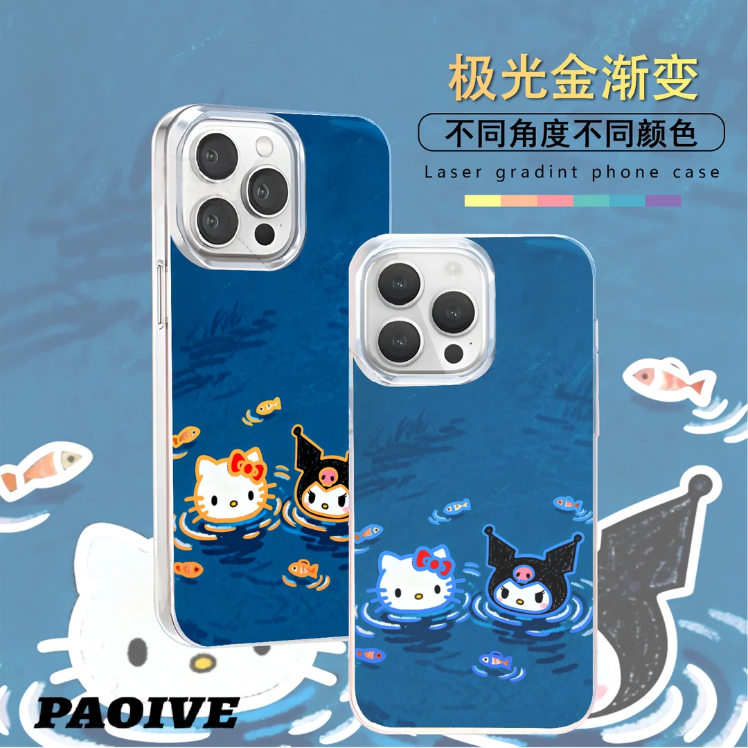 HelloKitty适用苹果华为vivo一加iPhone小米红米极光手机壳