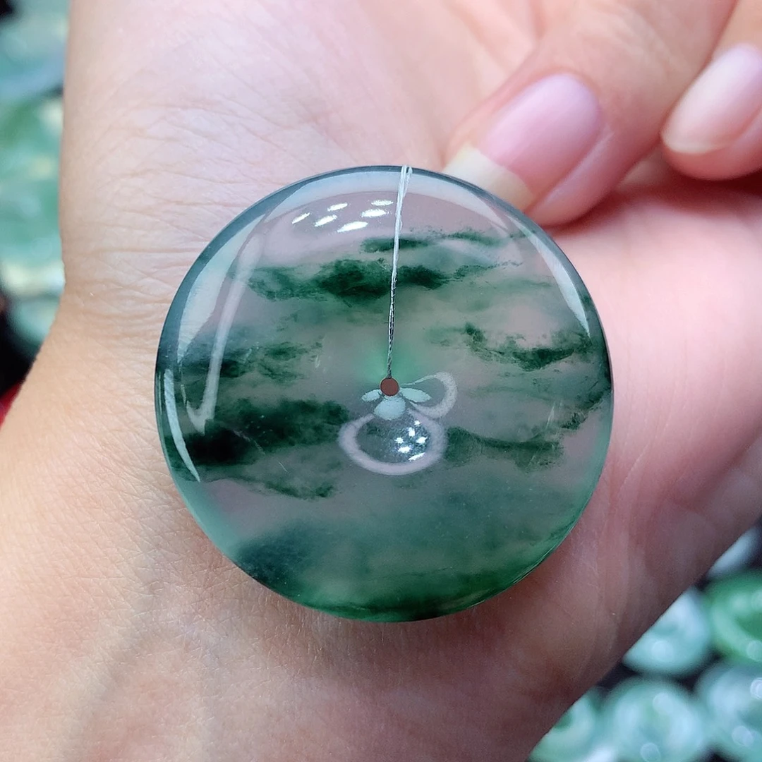 翡翠颈饰未镶嵌坤*尺寸35-6.1