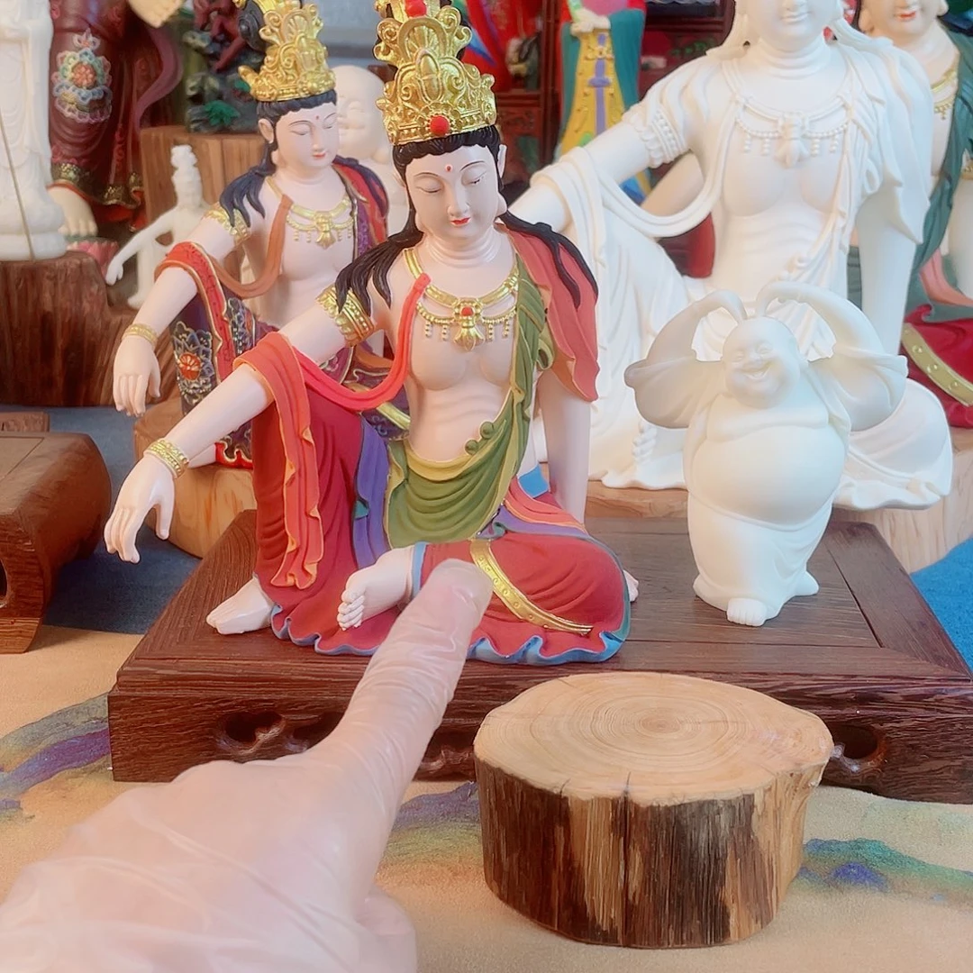 梦***…石材自在观音摆件