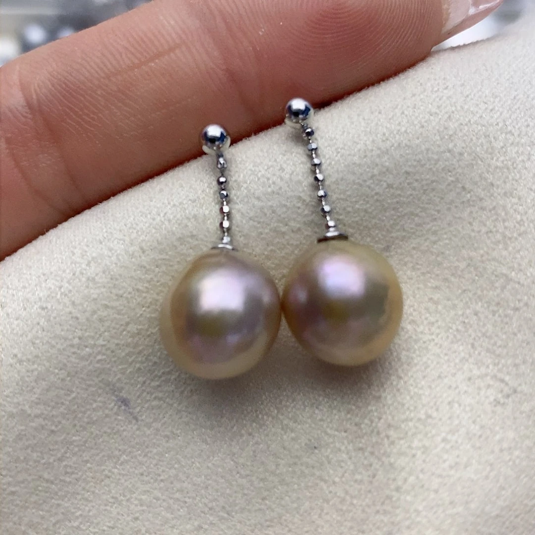 【闪购商品】淡水珍珠耳饰银S925镶嵌