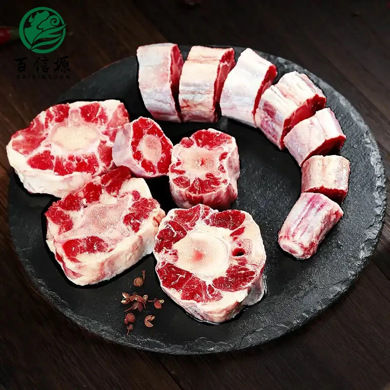 内蒙古呼伦贝尔大草原黄膘牛肉精品新鲜牛尾