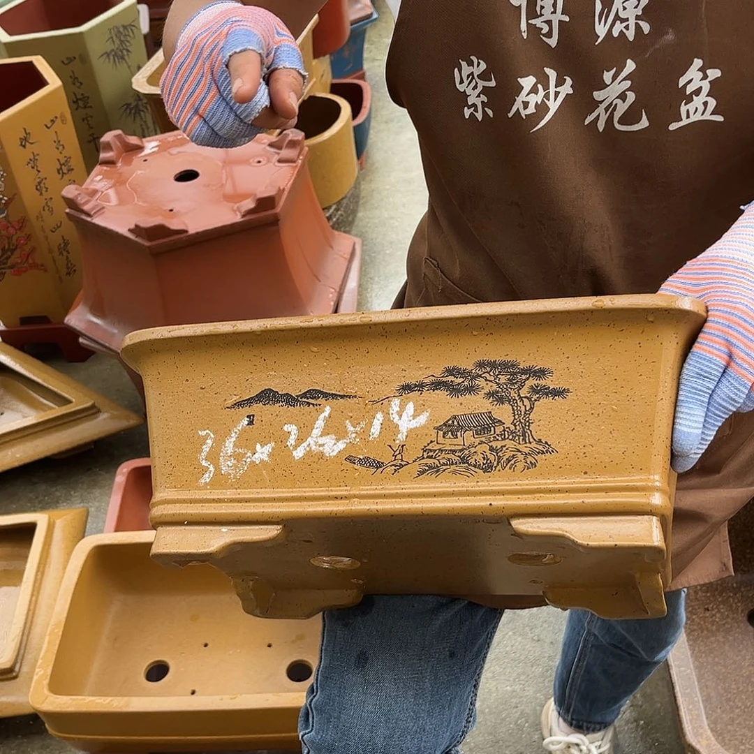 紫砂花盆盆景艺术