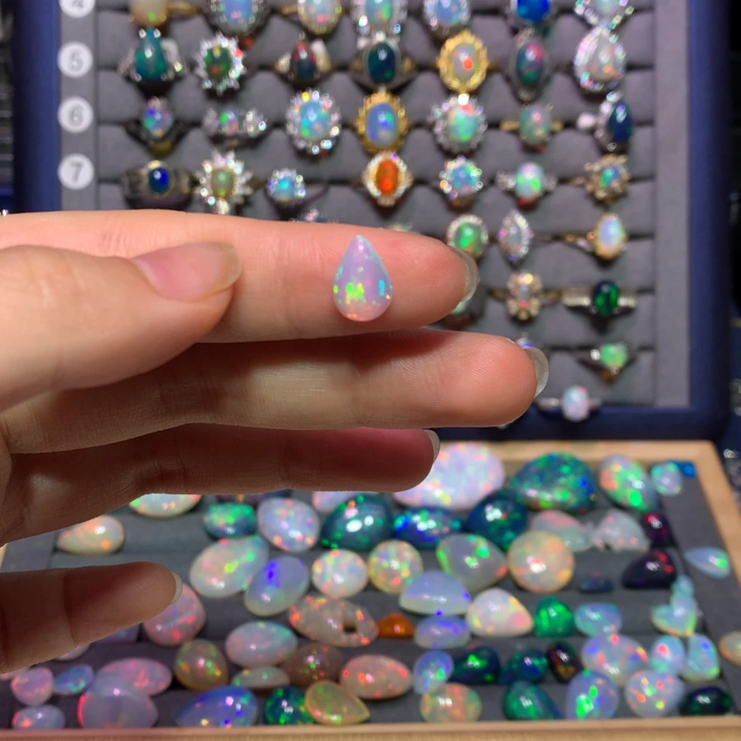 欧泊银S925镶嵌戒指款式 吉***家