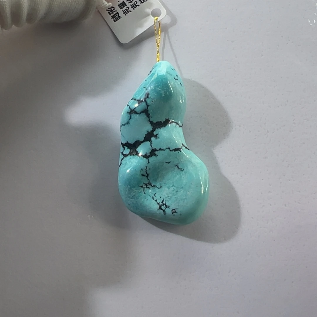 绿松石未镶嵌挂件