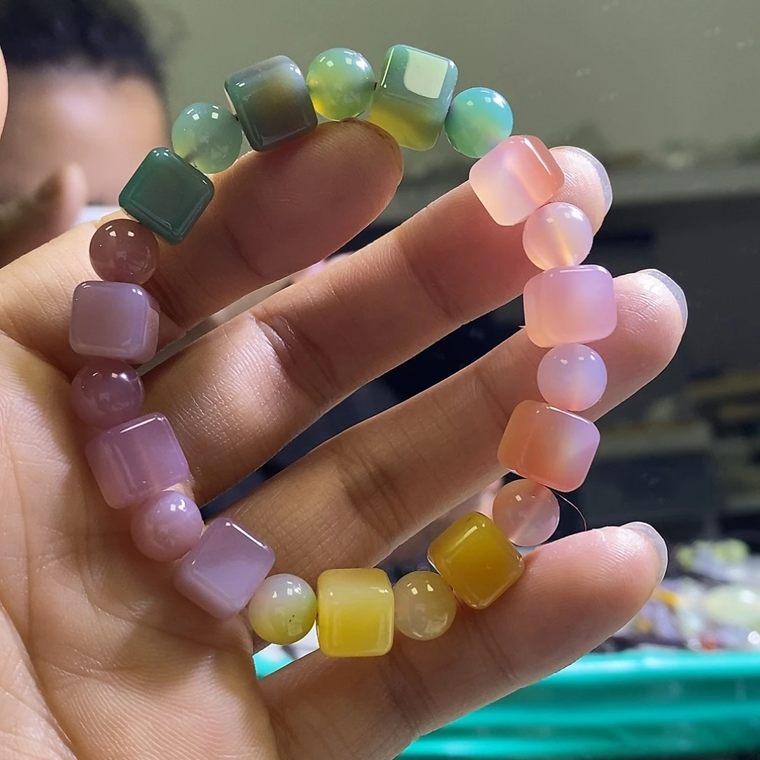 玛瑙/玉髓未镶嵌手链