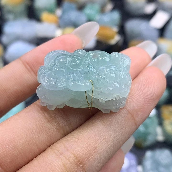 翡翠未镶嵌颈饰天然缅甸翡翠