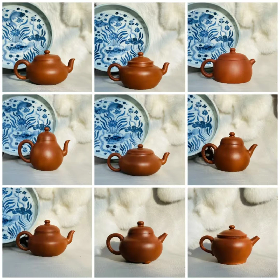 老尹家的壶 【朱泥系列】全手工紫砂壶