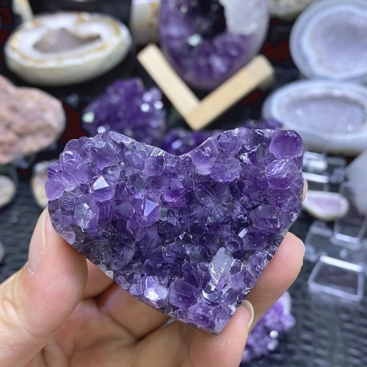 紫晶珠宝半成品银S925镶嵌
