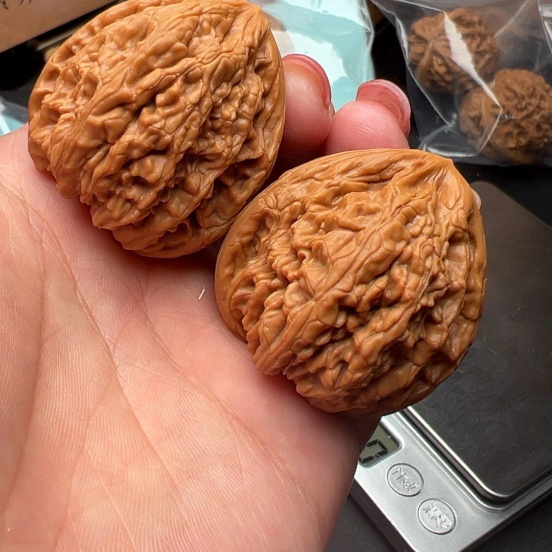 文玩核桃把件虎头王39