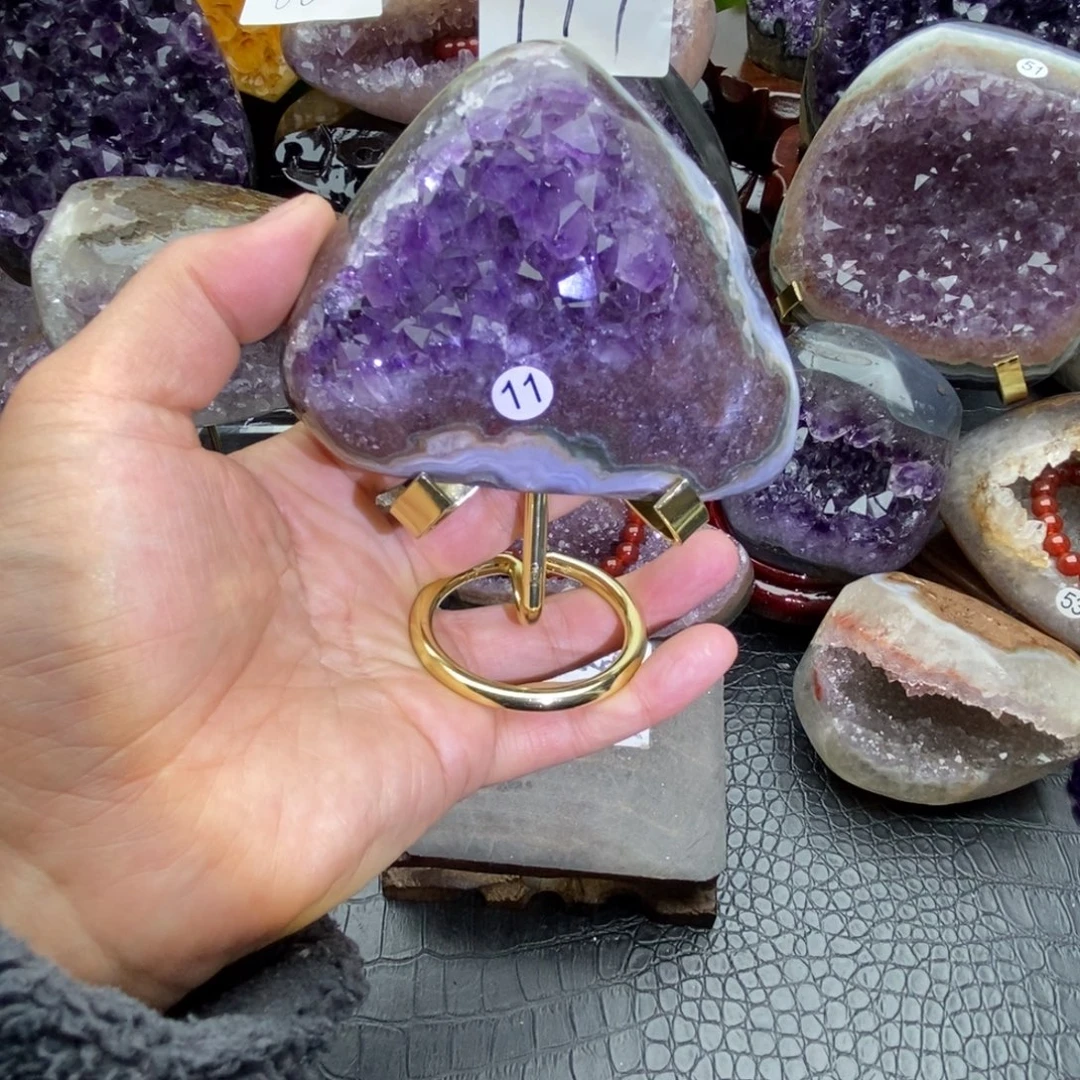 紫晶大型摆件（非配饰）未镶嵌