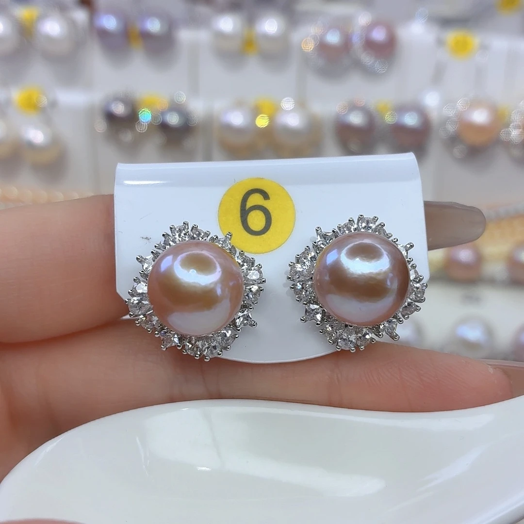 未镶嵌耳饰淡水珍珠